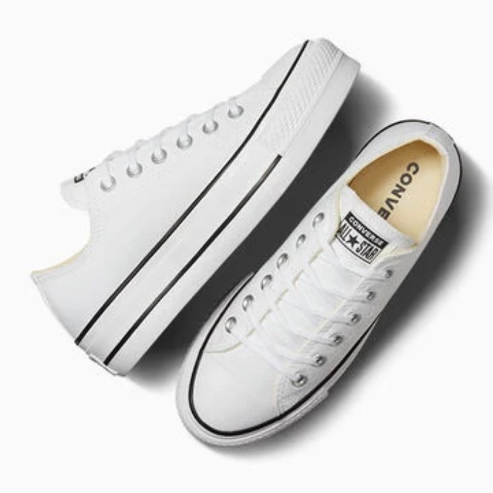 Converse Chuck Taylor All Star Lift Platform White Womens Size 7